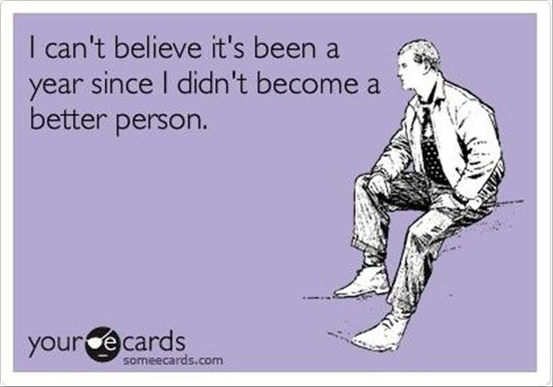 funny new years resolutions someecards